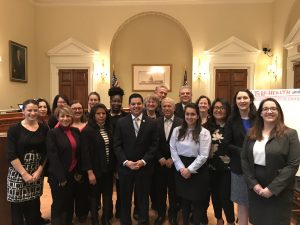 Photo of some CHLPI staff in Washington, D.C.
