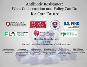 Poster of event: "Antibiotic Resistance: What Collaboration and Policy Can do for Our Future"