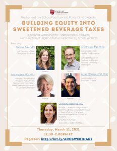 Photo of event: "Building Equity into Sweetened Beverage Taxes"
