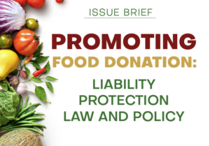 Cover of issue brief: produce on side with the title of the issue brief next to it.