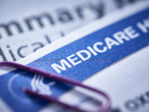 Image of form with the "Medicare" logo and title at top.