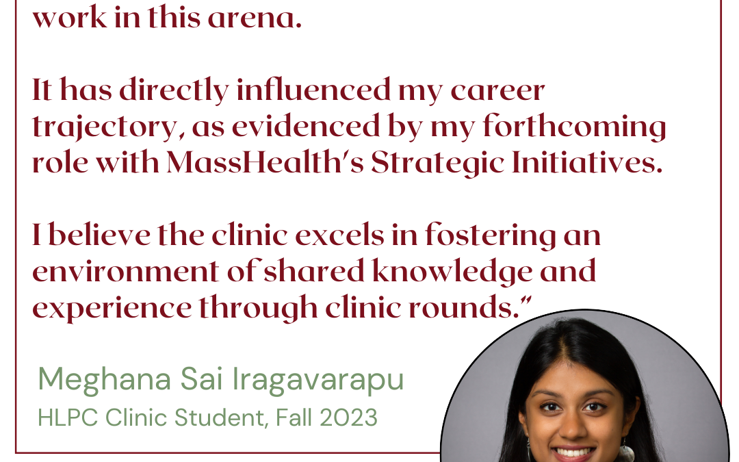 “My Clinic Experience was Transformative” – Meghana Sai Iragavarapu