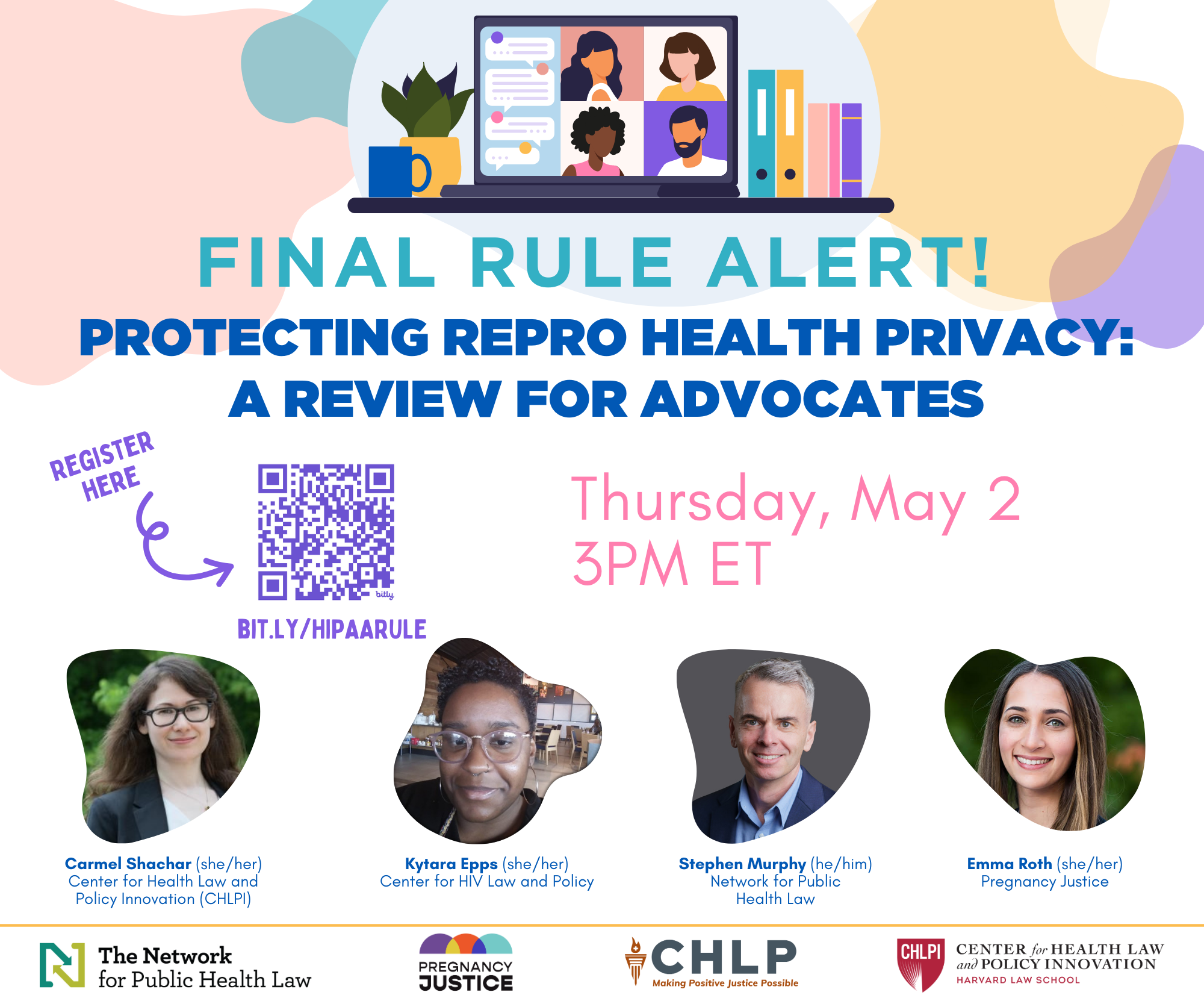 Protecting Repro-Health Privacy Webinar Cover Image