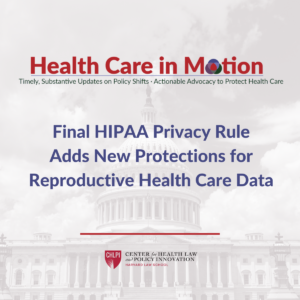 Health Care in Motion HIPAA Rule Cover Image 424