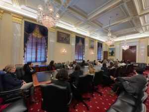 ZFWC members meet with Senate Agricultural Committee Staffers.