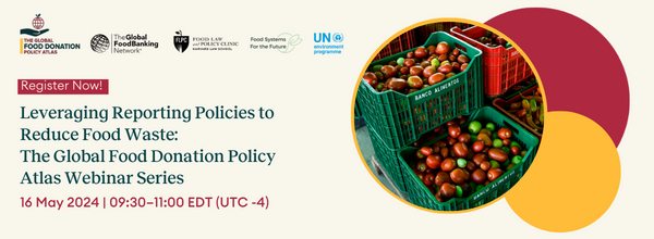 Webinar: Leveraging Reporting Policies to Reduce Food Waste