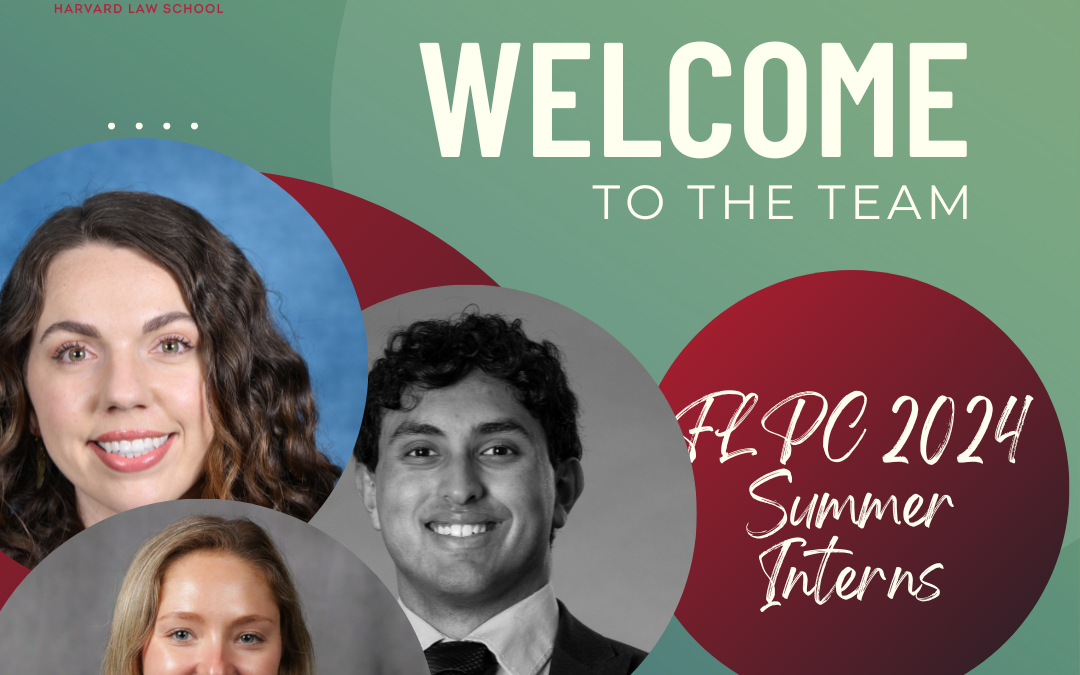 FLPC Welcomes Three Summer Interns to the Team