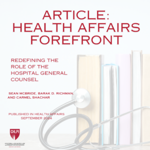 Health Affairs Forefront Cover