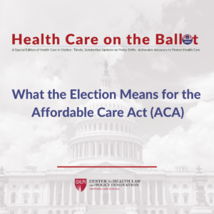 Health Care on the Ballot Oct. 2