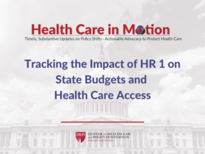 Health Care in Motion Tracking the Impact of HR 1